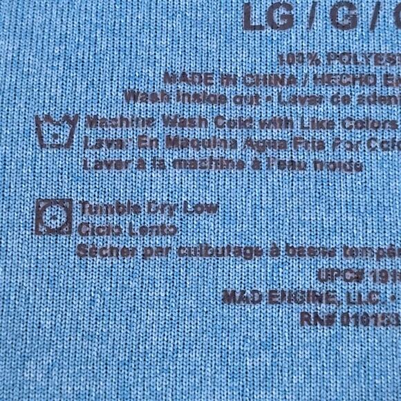 Black Panther Blue and Light Blue Tee Size Men's L - Picture 5 of 7